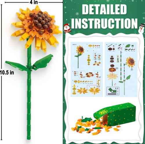 Flower Bouquet Building Blocks - Christmas Advent Calendar