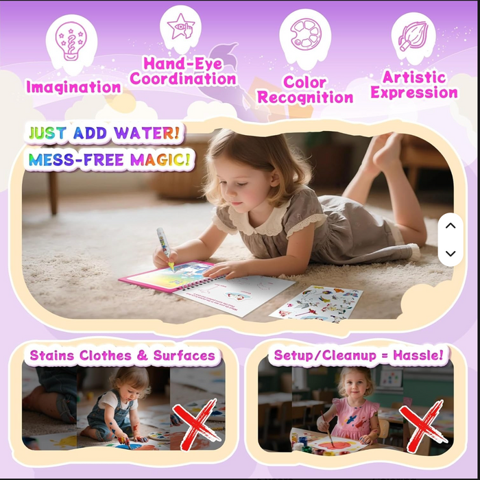 magic pen revealing colors